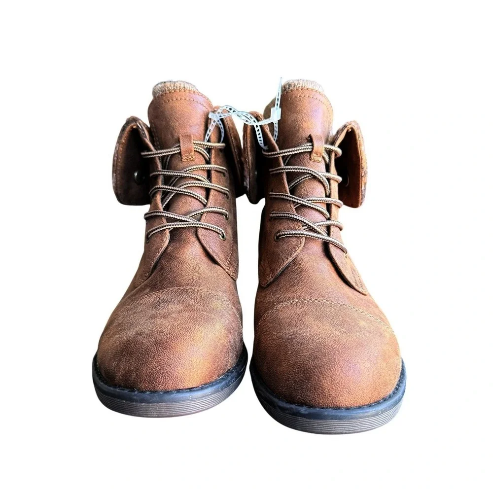 CLIFFS BY WHITE MOUNTAIN Womens Duena Hiking Boot Brown Cozy Cuff‎ Size 10 NEW